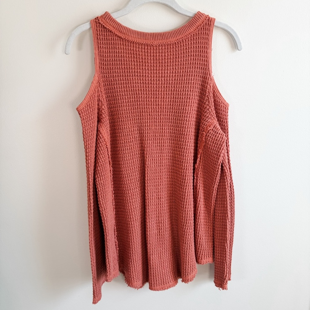 Free People Sunrise Sunset Cold Shoulder Sweater - Picture 10 of 12